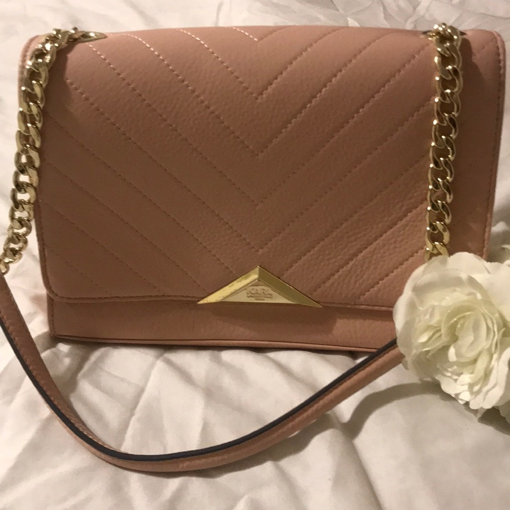 Karl Lagerfeld pink purse